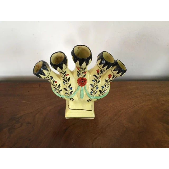 Early 19th Century English Creamware Vase with Five Fingers For Sale In New York - Image 6 of 11