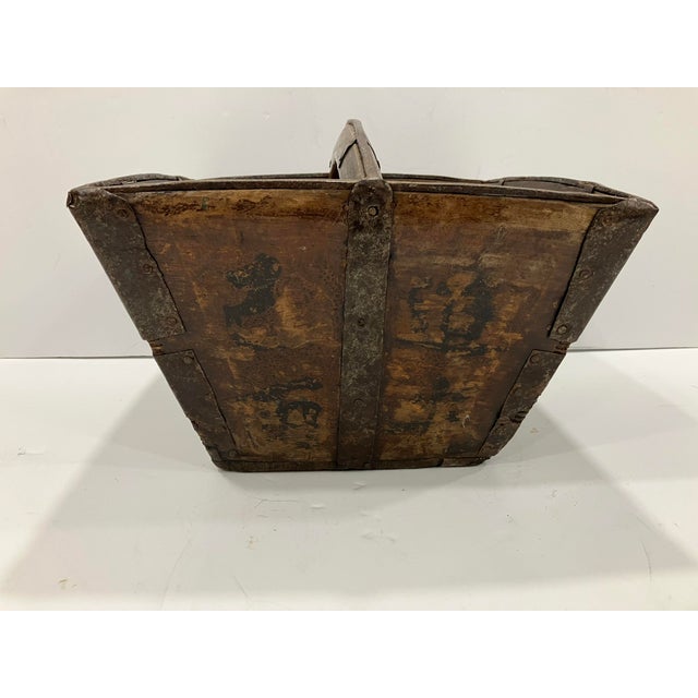 1910s Antique Chinese Rice Measure For Sale - Image 5 of 8