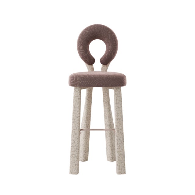Contemporary Mary Bar Chair by Ottiu For Sale - Image 3 of 15