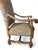 Guy Chaddock & Co. Westbourne Collection Carved Armchair and Ottoman in Paisley Tapestry With Nailhead Trim For Sale In Washington DC - Image 6 of 12