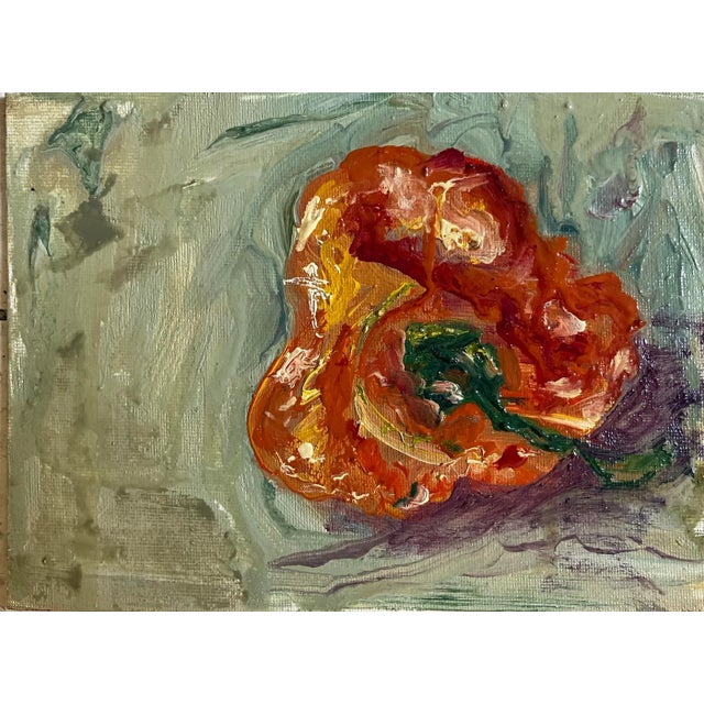 'Habanero #2', Oil Painting, Framed #2 in a series of three, 'Life of a Pepper' Artist Statement I am an oil painter,...