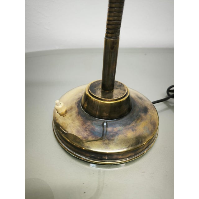 Flexible Light with Green Dome, 1960s For Sale - Image 10 of 11