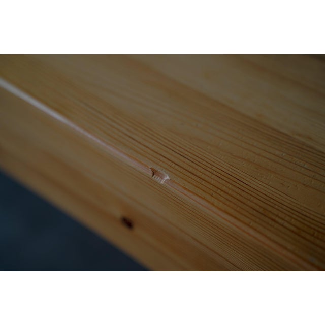 Wood Pine Coffee Table, Netherlands, 1970s For Sale - Image 7 of 9