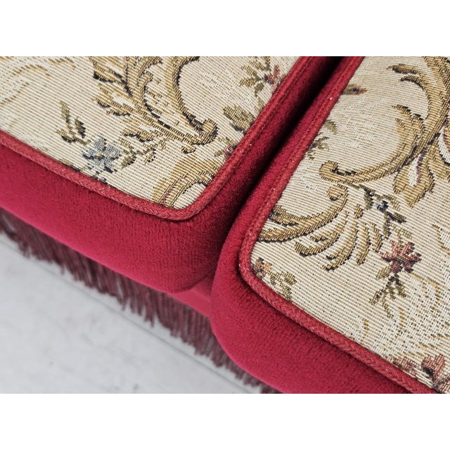 Danish Velour 2-Seater Sofa, 1960s For Sale - Image 15 of 18