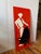 Mid 20th Century Mid 20th Century Minimalist Graphic Matador Metal Panel For Sale - Image 5 of 11