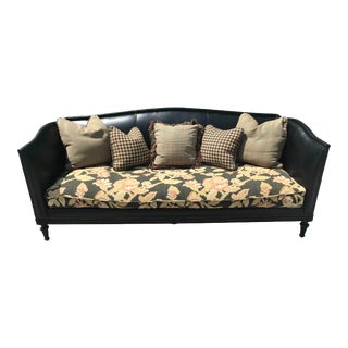 Cotswolds Collection- Custom Needle Point Camelback Sofa by Wesley Hall Collection For Sale