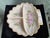 French Country Hand-Painted Cambridge Glass Three-Section Floral Relish Dish With Gilt Accents For Sale - Image 3 of 12