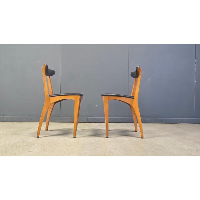 Mid-Century Belgian Dining Chairs, 1960s, Set of 10 For Sale - Image 4 of 17