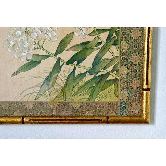 Mid 20th Century Vintage Chinese Original Painting on Silk, Signed For Sale - Image 5 of 5