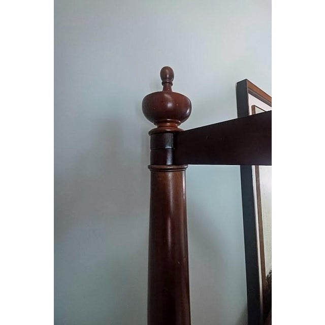 Baker Furniture Company Mahogany Canopy Georgian Bed King by Baker Furniture / Milling Road For Sale - Image 4 of 12