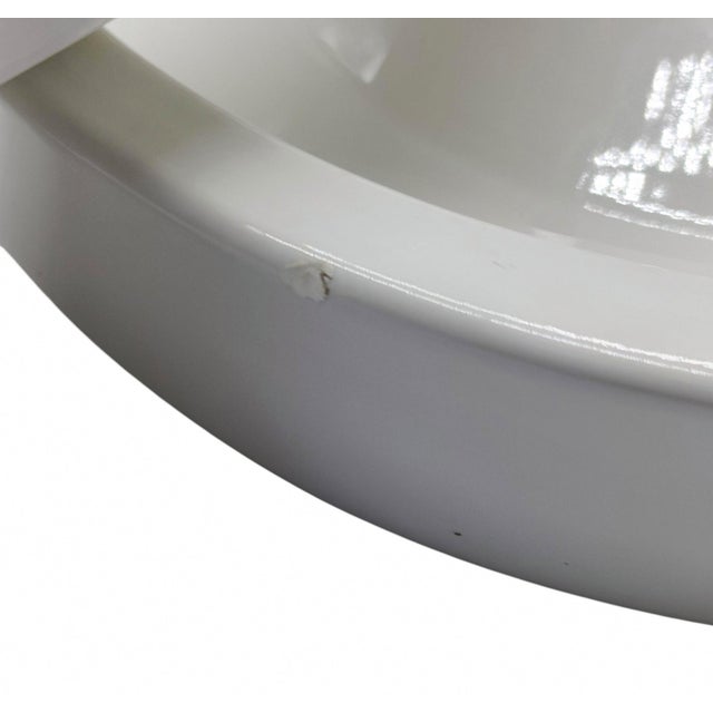 Ceramic Barbados White Ashtray by Angelo Mangiarotti for Danese, Italy, 1960s For Sale - Image 7 of 11