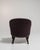 Late 19th Century 1880-1889 France Deep Aubergine Plum Tufted Barrel-Back Accent Chair For Sale - Image 5 of 11
