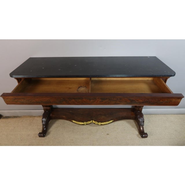 Wood Large Antique Console Table, 1800s For Sale - Image 7 of 16