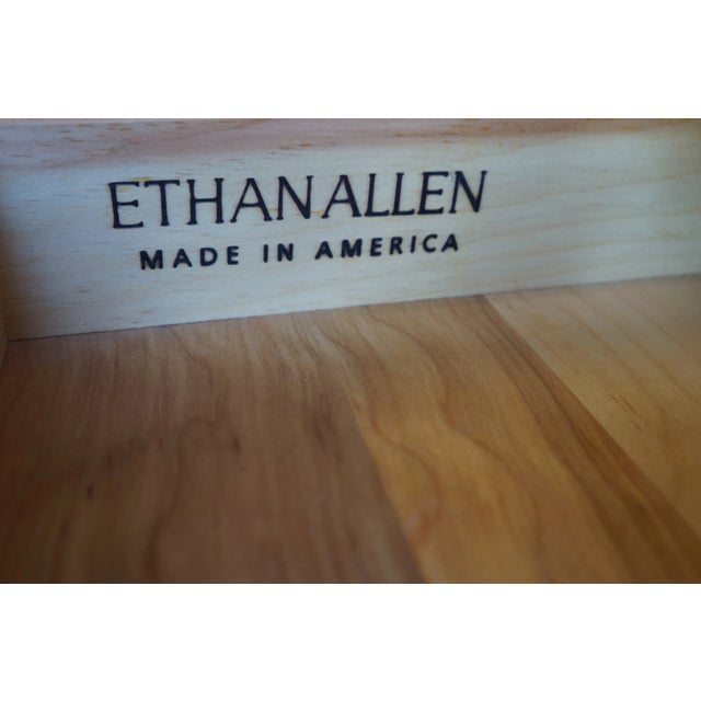 Rustic character and antique charm abound in these end tables by Ethan Allen. From the Farmhouse Pine Collection which...