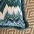 2020s Pair of Schumacher Bezique Flamestich Pillows in Blues & Greens With Custom Samuel & Sons Fringe For Sale - Image 5 of 10