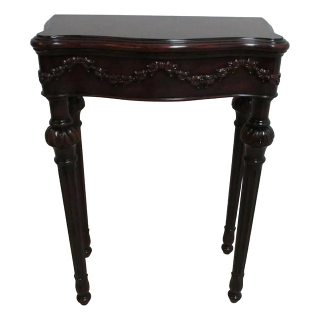 1990s Theodore Alexander French Regency High Leg End Table Night Stand End Table For Sale