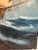 Vintage Coastal Nautical Original & Signed Clipper Ship Sailboat Oil Painting For Sale In Miami - Image 6 of 13