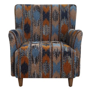 Lainey Upholstered Ikat Armchair For Sale