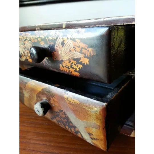 Vintage Chinoiserie Jewelry Box For Sale - Image 4 of 6