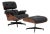 Eames Lounge Chair and Ottoman in Rosewood and Black Leather by Charles & Ray Eames for Herman Miller For Sale
