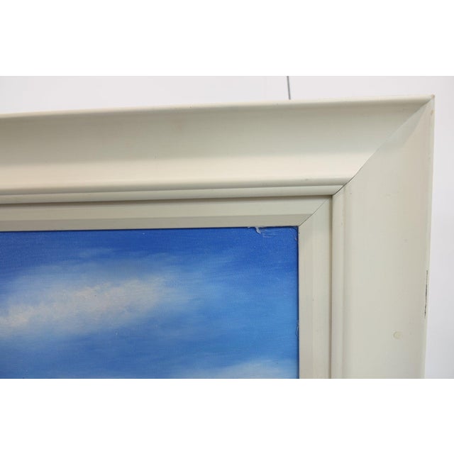 Early 20th Century Early 20th Century Oceanscape Oil on Canvas Signed Original, Framed For Sale - Image 5 of 10