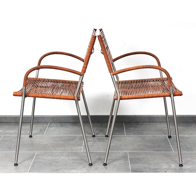 Miss B Chairs by Tito Agnoli for Pierantonio Bonacina, 1980s, Set of 2 For Sale - Image 11 of 17