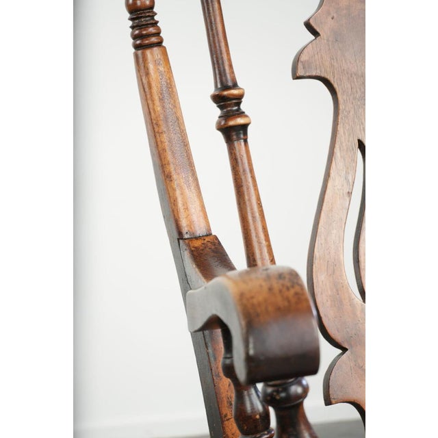 Antique English Wooden Windsor Spindle Chair, Early 19th Century For Sale - Image 14 of 17