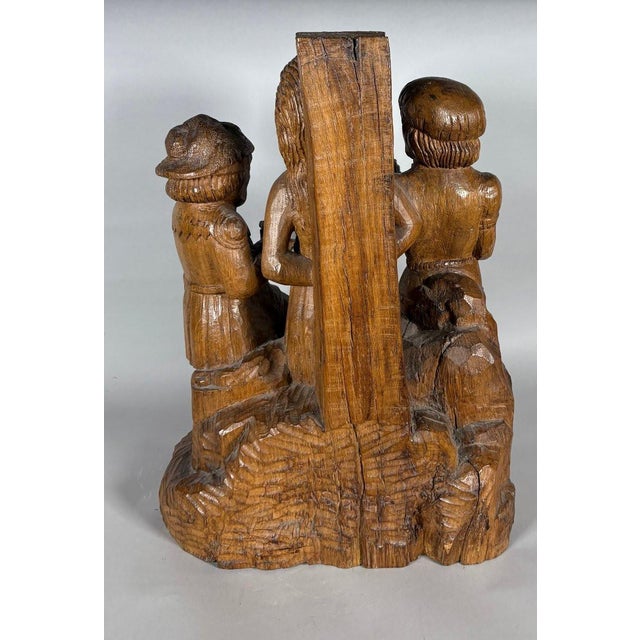 15th Century & Earlier The Martyrdom of Saint Apollonia in carved wood, 15th century For Sale - Image 5 of 12