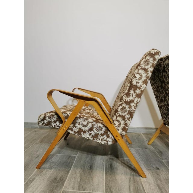 Set of Armchairs attributed to Frantisek Jirak for Tatra, 1960s For Sale - Image 10 of 15