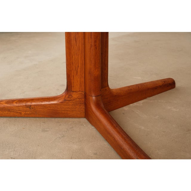 Teak Dining Table by Edvard Valentinsen for Funiture Factory Ringe, Denmark, 1960s For Sale - Image 10 of 17