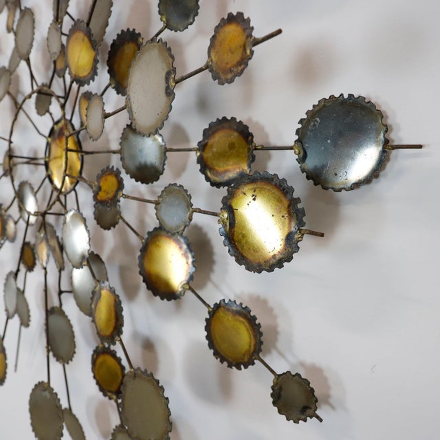 Brutalist 1960s Brutalist Abstract Wall Sculpture in the Style of Curtis Jere For Sale - Image 3 of 5
