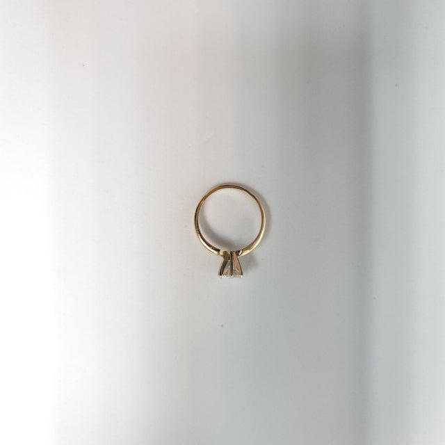 One Carat Brilliant Diamond Engagement Ring, Size 6 For Sale - Image 4 of 4