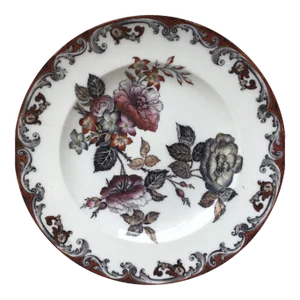 19th Century Wedgwood English Rose & Jessamine Plate