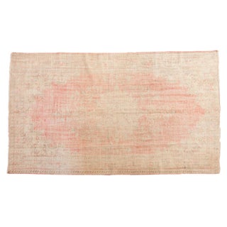 Vintage Distressed Oushak Carpet - 6'2" X 10'8" For Sale