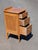 Wood Vintage Art Deco Nightstand End Table Maple Bedroom Stand Bedside Table For Sale - Image 7 of 8