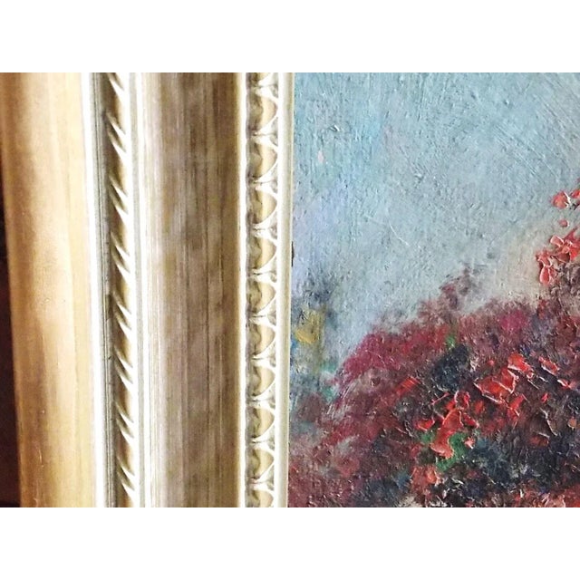 1940s "The Elkton Road" Realist Rustic Landscape Oil Painting, Framed For Sale - Image 4 of 11