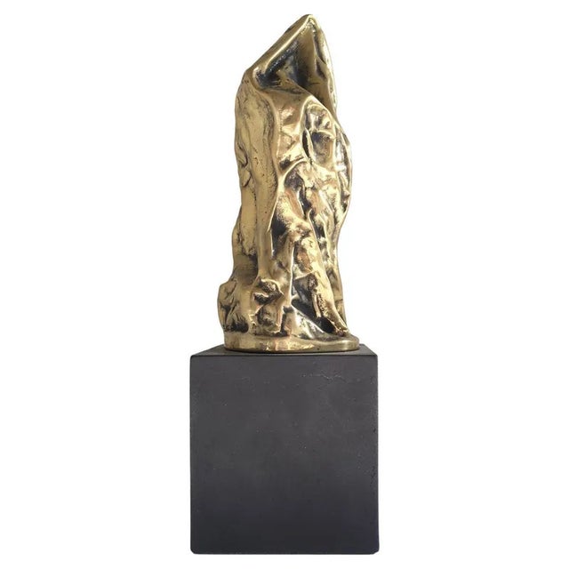 Italian Bronze Abstract Sculpture by Cristina Roncati, 1980 For Sale - Image 13 of 13