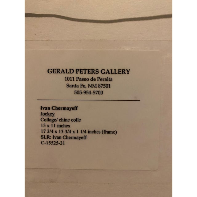 Ivan Chermayeff, Chine Colle Photo Collage Assemblage Art Jockey, President Clinton Invitation For Sale In Miami - Image 6 of 6