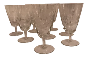 Vintage Rosenthal Crystal Glasses - Set of 9