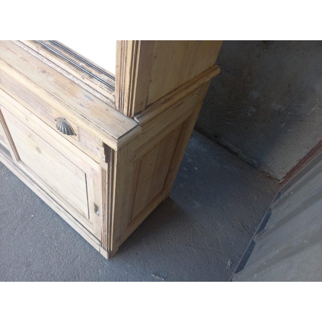 Large Fir Bookcase, 1890s For Sale - Image 9 of 18