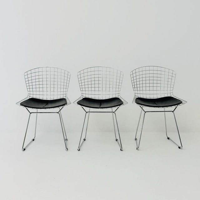Mid-Century Wire Chrome Side Chair by Harry Bertoia, Germany, 1980s For Sale - Image 12 of 18