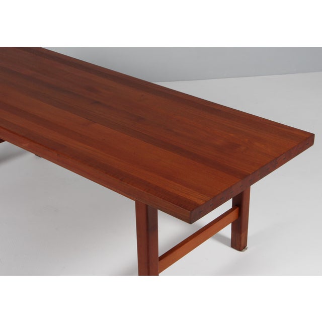 Danish Coffee Table in Teak and Rosewood, 1960s For Sale - Image 4 of 8