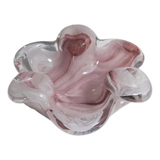 Cloud Glass Ashtray / Vide Poche, 1980s For Sale