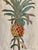A beautifully detailed embroidered pineapple motif on 100% linen. This is an archived piece from Indian local artisan...