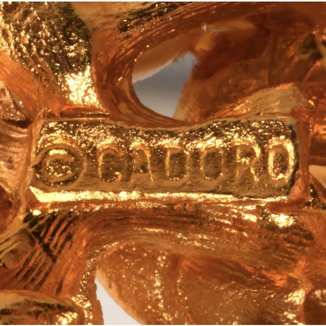 Vintage Cadoro Angel Christmas Tree Pin For Sale - Image 4 of 4