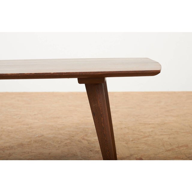 Coffee Table with Tabletop and Legs in Wenge Wood For Sale - Image 5 of 12