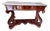 Empire French Console Table in Mahogany & Marble, 1800s For Sale