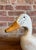 American Vintage Hand-Carved White Pekin Duck Wooden Decoy For Sale - Image 3 of 15