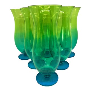 Vintage Acrylic Cocktail Glasses Set of 6 For Sale