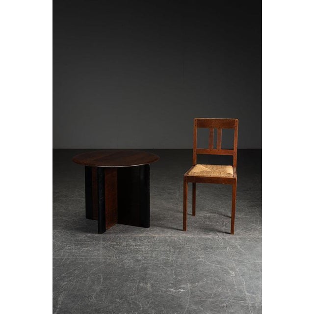 Brown Modernist Side Table by Paul Bromberg for Metz & Co., 1920s For Sale - Image 8 of 10